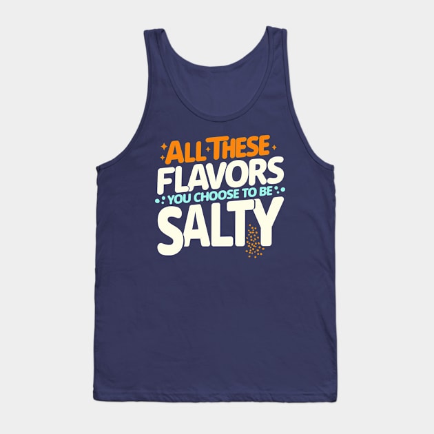 All these Flavors Tank Top by Yonbdl